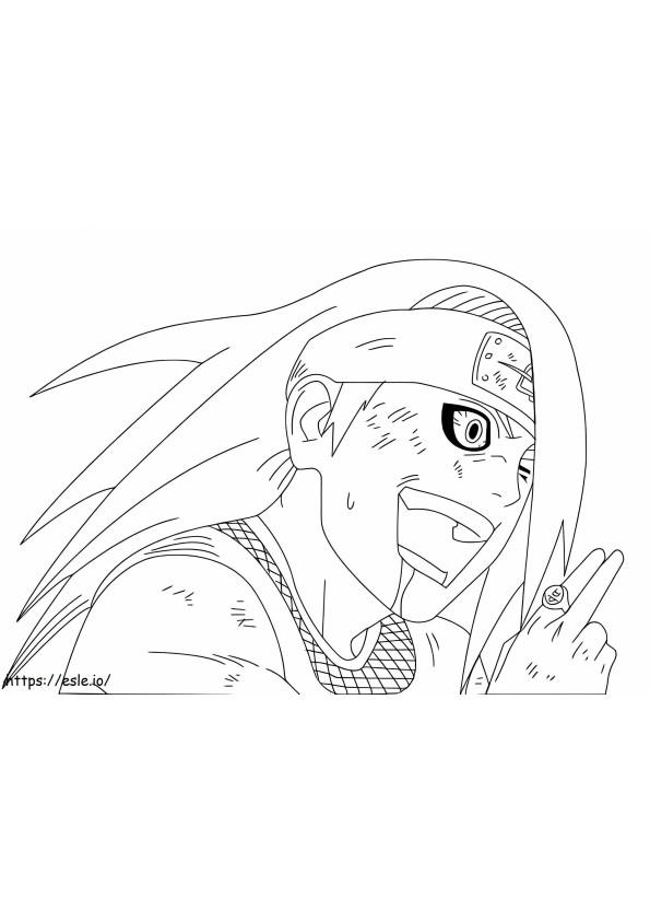 Naruto characters coloring pages