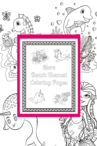 More under the sea printable coloring pages mermaid coloring pages n â fun happy home printables