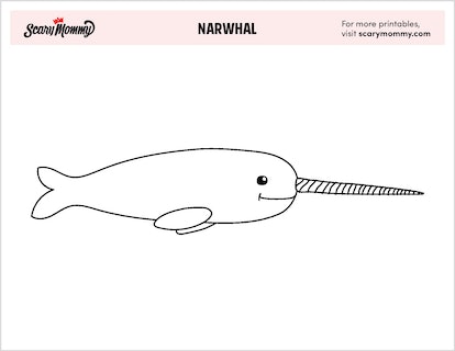 These narwhal coloring pages are proof narwhals are the coolest sea creatures