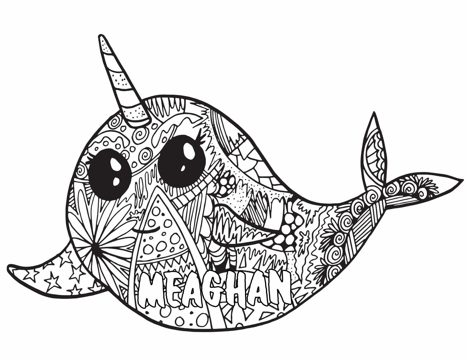 Meaghan free printable coloring pages â stevie doodles