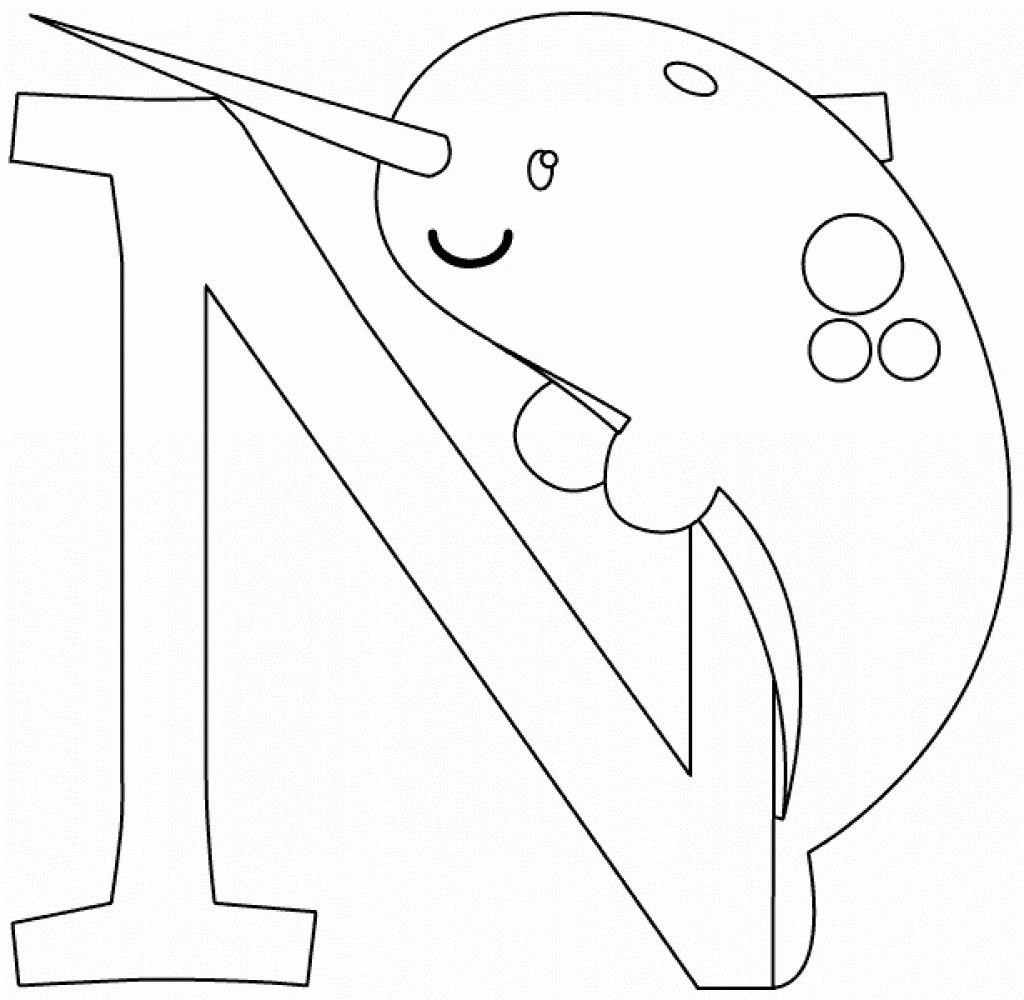 Narwhal coloring pages