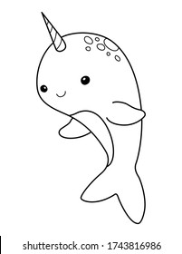 Narwhal coloring images stock photos d objects vectors