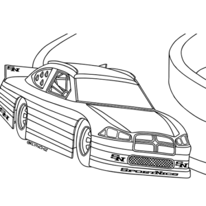 Racing car coloring pages printable for free download