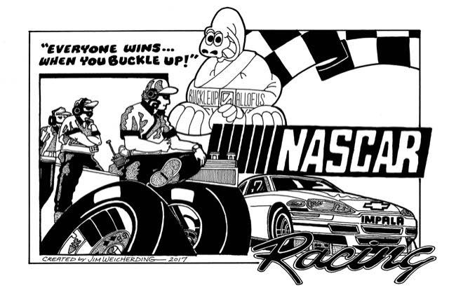 Sunday cartoon nascar season starts daytona