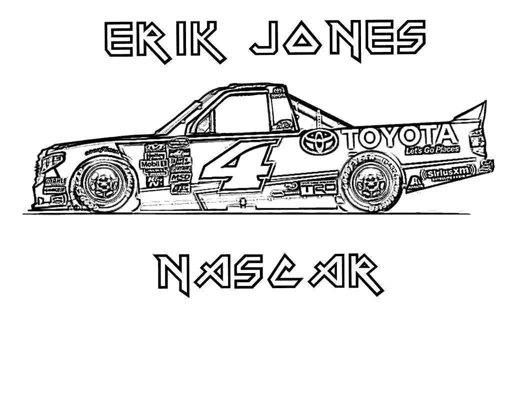 Nascar coloring pages pdf for free