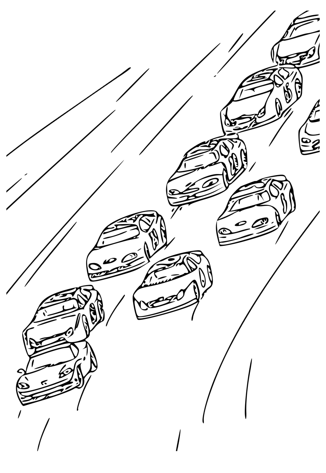 Free printable nascar petition coloring page for adults and kids