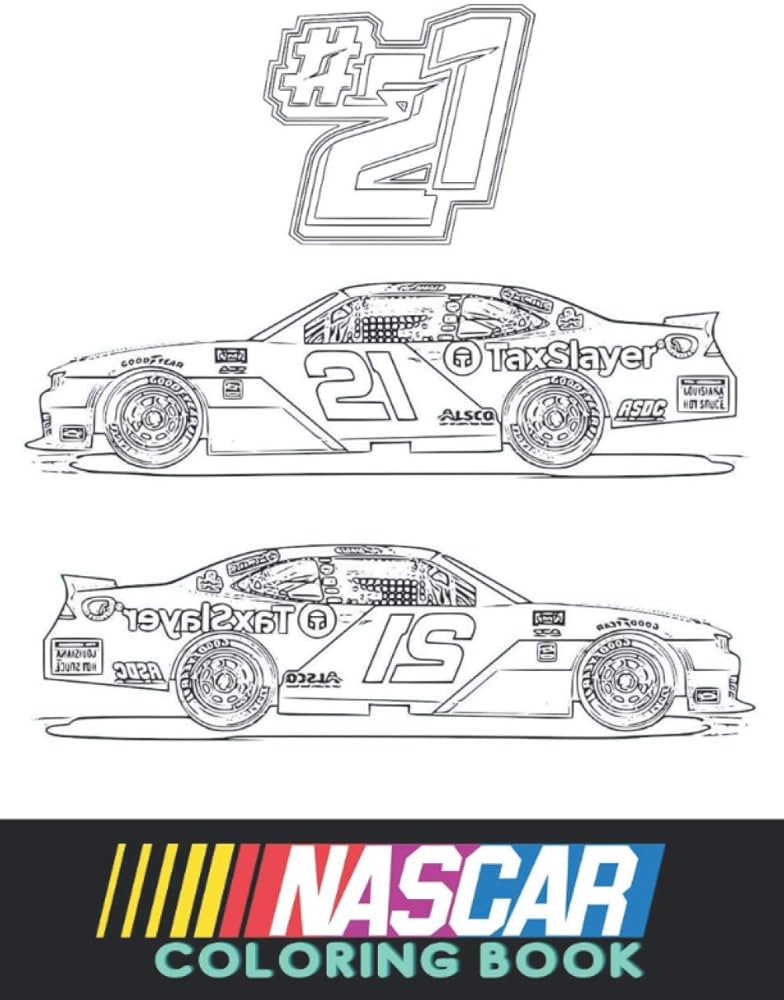 Nascar coloring book best unique phoenix playoff races nascar coloring pagesnascar racing for kids and adults by