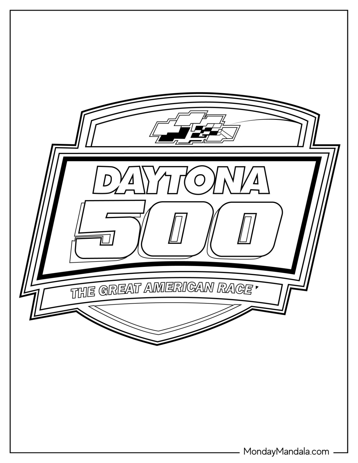 Nascar coloring pages free pdf printables