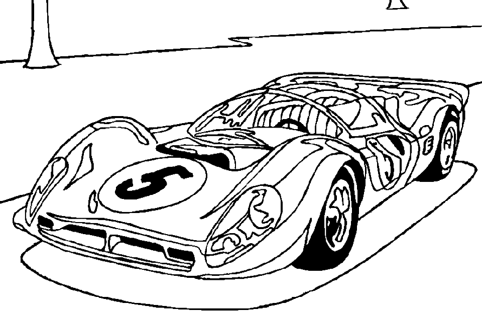 Nascar coloring pages