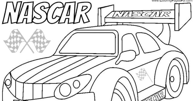 Nascar coloring pages rcoloringpagespdf