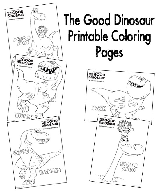The good dinosaur printable coloring pages gooddino