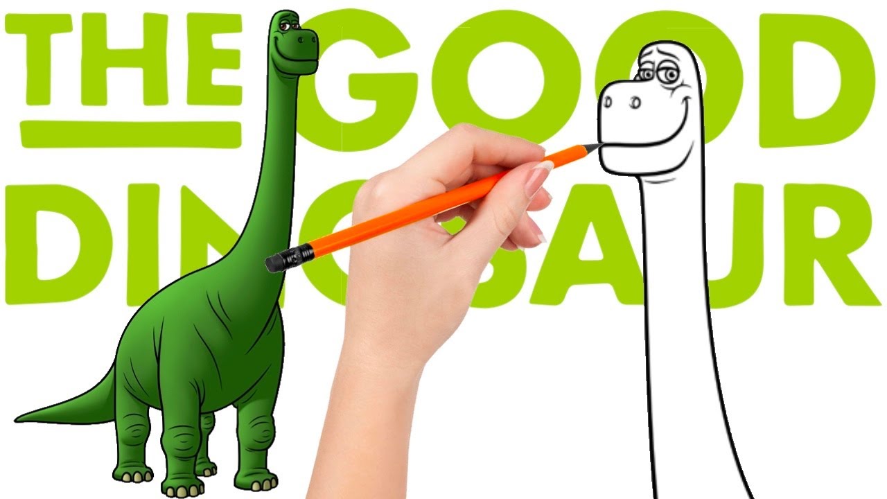 How to draw the good dinosaur