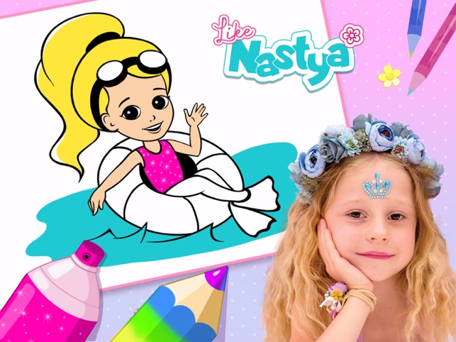 Like nastya coloring book on the app store