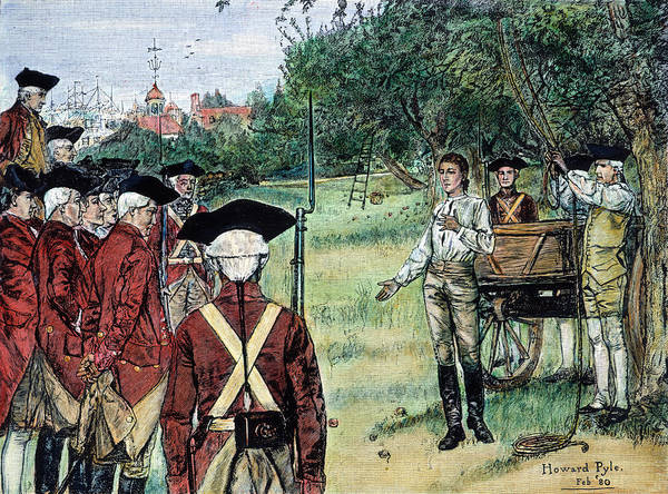 Execution of nathan hale poster by granger