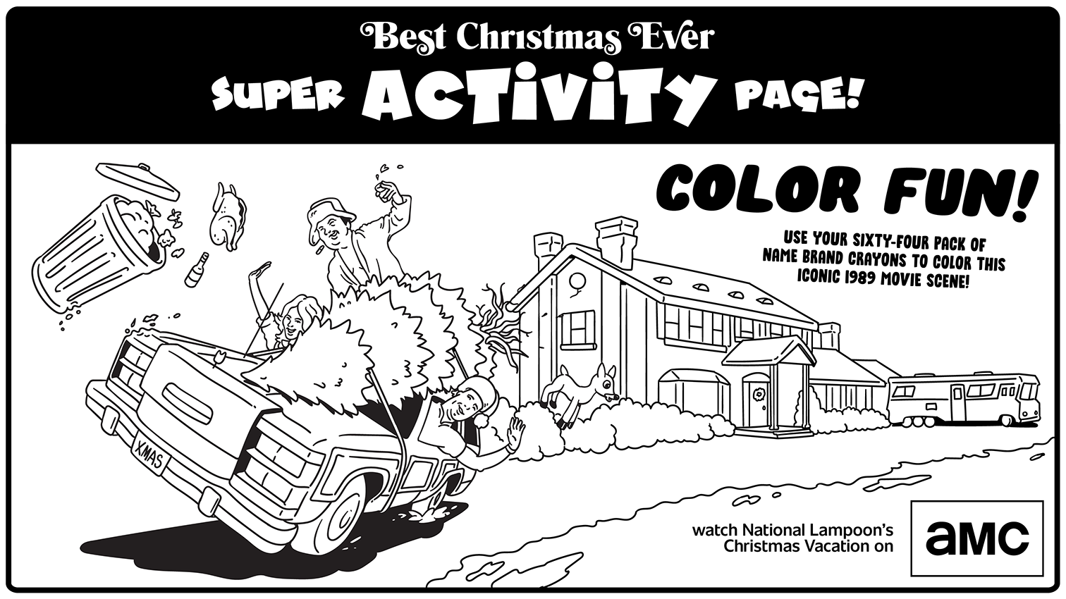 Best christmas ever willy wonka elf christmas vacation super activity pages talk