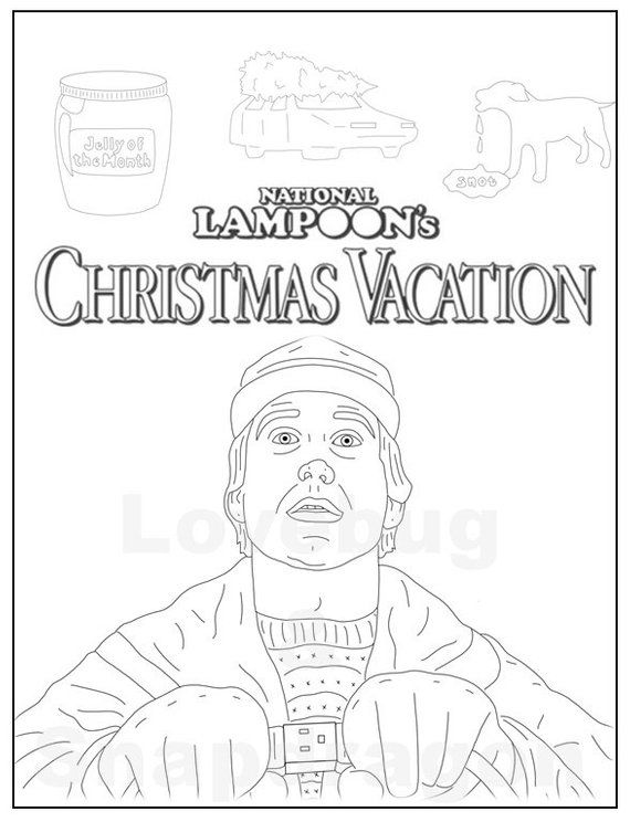 Pin by rhonda gushard lunger on coloring pages momma lampoons christmas vacation christmas coloring pages christmas vacation