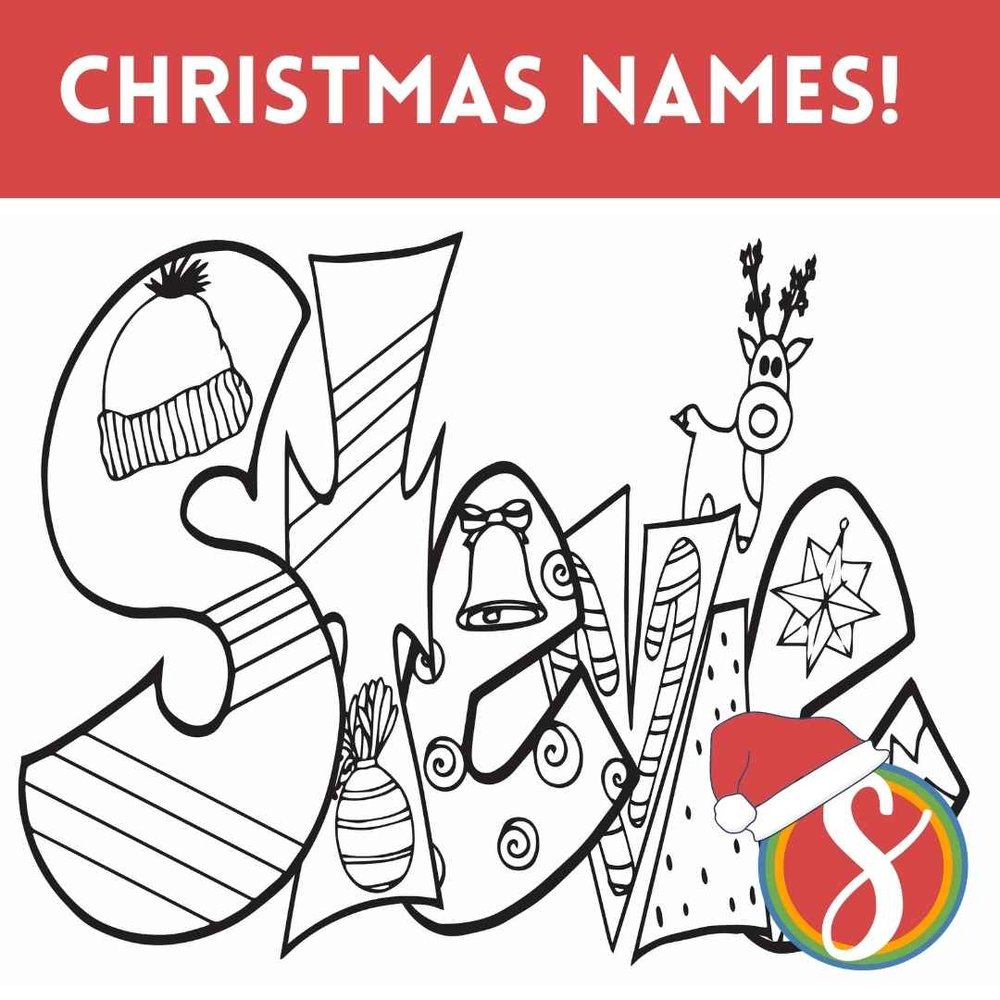 Free christmas coloring pages â stevie doodles