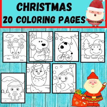 Christmas coloring pages