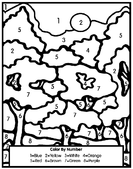 Park coloring page