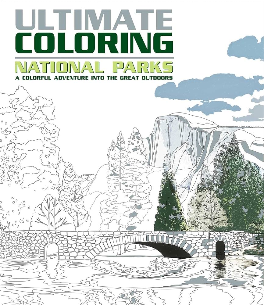 Ultimate coloring national parks thunder bay press editors of books