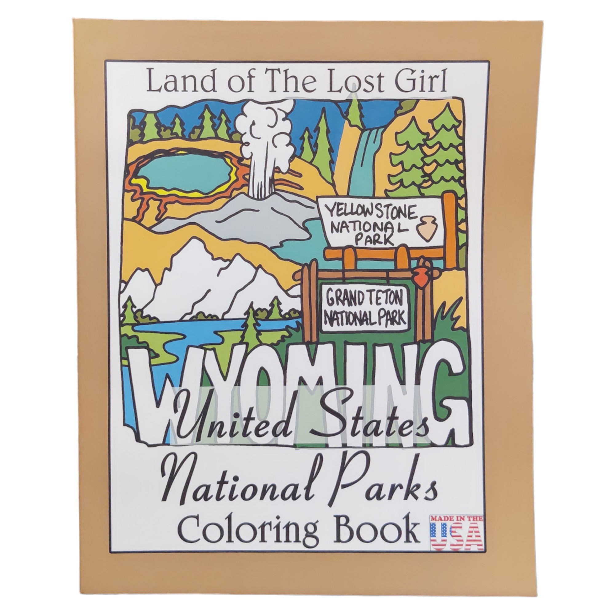 United states national parks coloring book lotlg