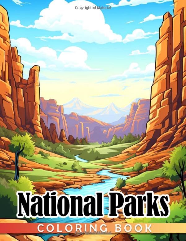 National parks coloring book the beauty of nature coloring pages with amazing illustrations unleash creativity energy gift idea for all ages fun and relaxation by bibi hampton