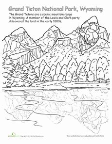 National parks worksheets ideas national parks national coloring pages