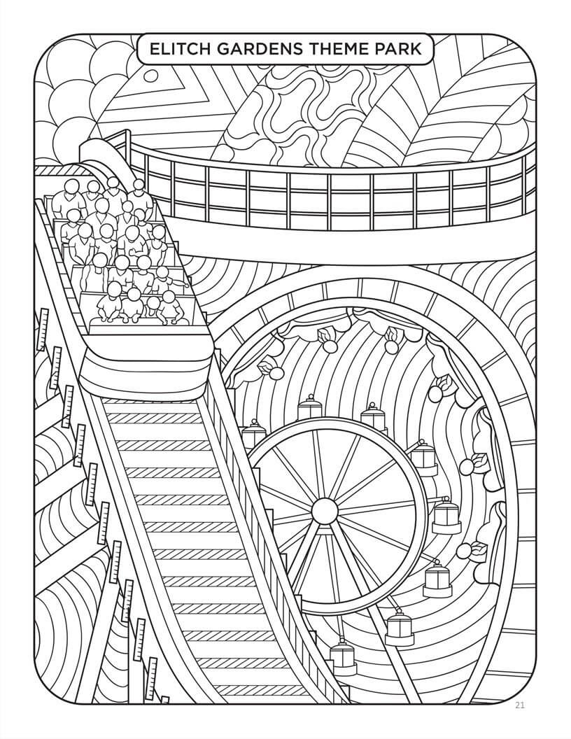 Colorado bucket list coloring book