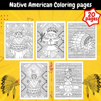 Native american heritage month coloring pages coloring sheets