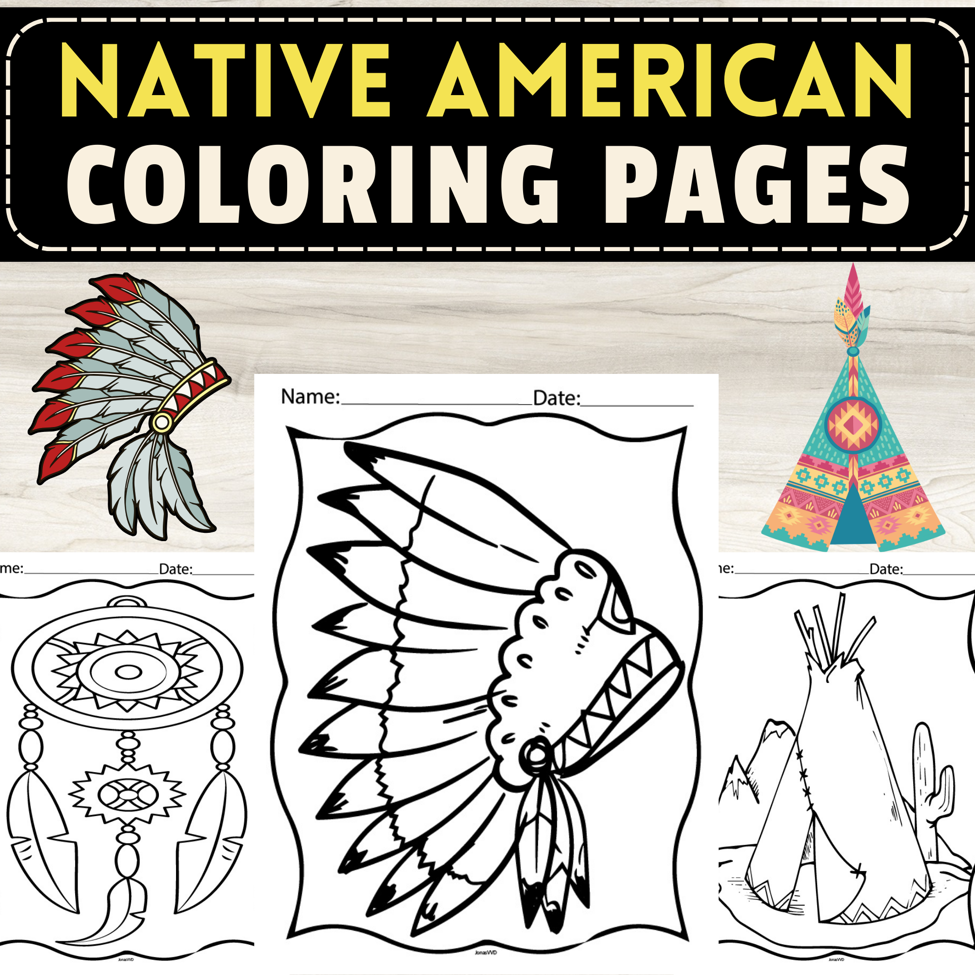 Native american day coloring pages cultural designs made by teachers