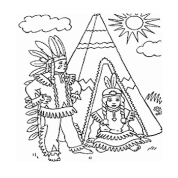 Native american coloring pages by almessdadi tpt