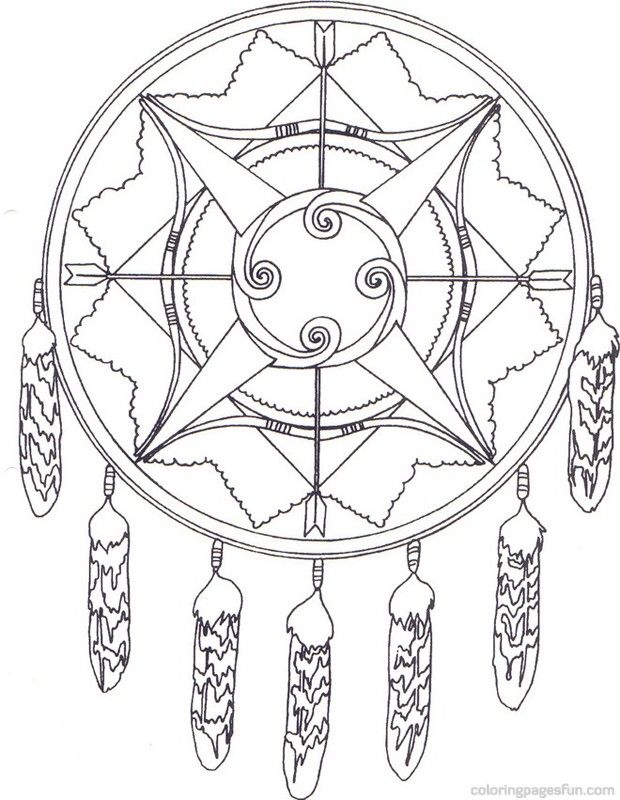 Native american indian coloring books coloring pages dream catcher coloring pages mandala coloring pages mandala coloring