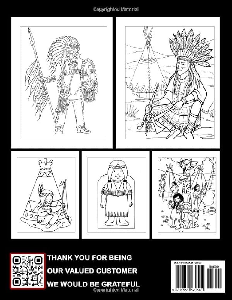 Indigenous peoples coloring book native american culture life with creative illustrations and amazing designs coloring pages great gifts for kids preschool kindergarten robertson gerard books
