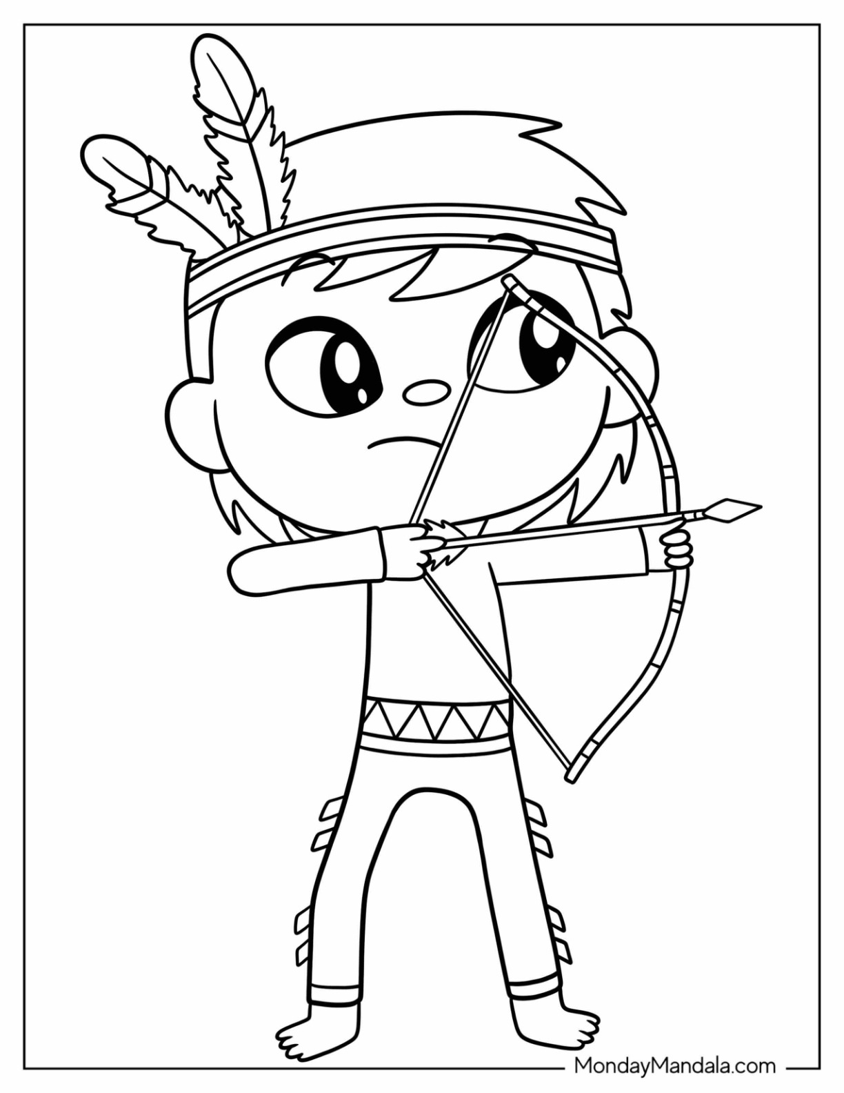 Native american coloring pages free pdf printables