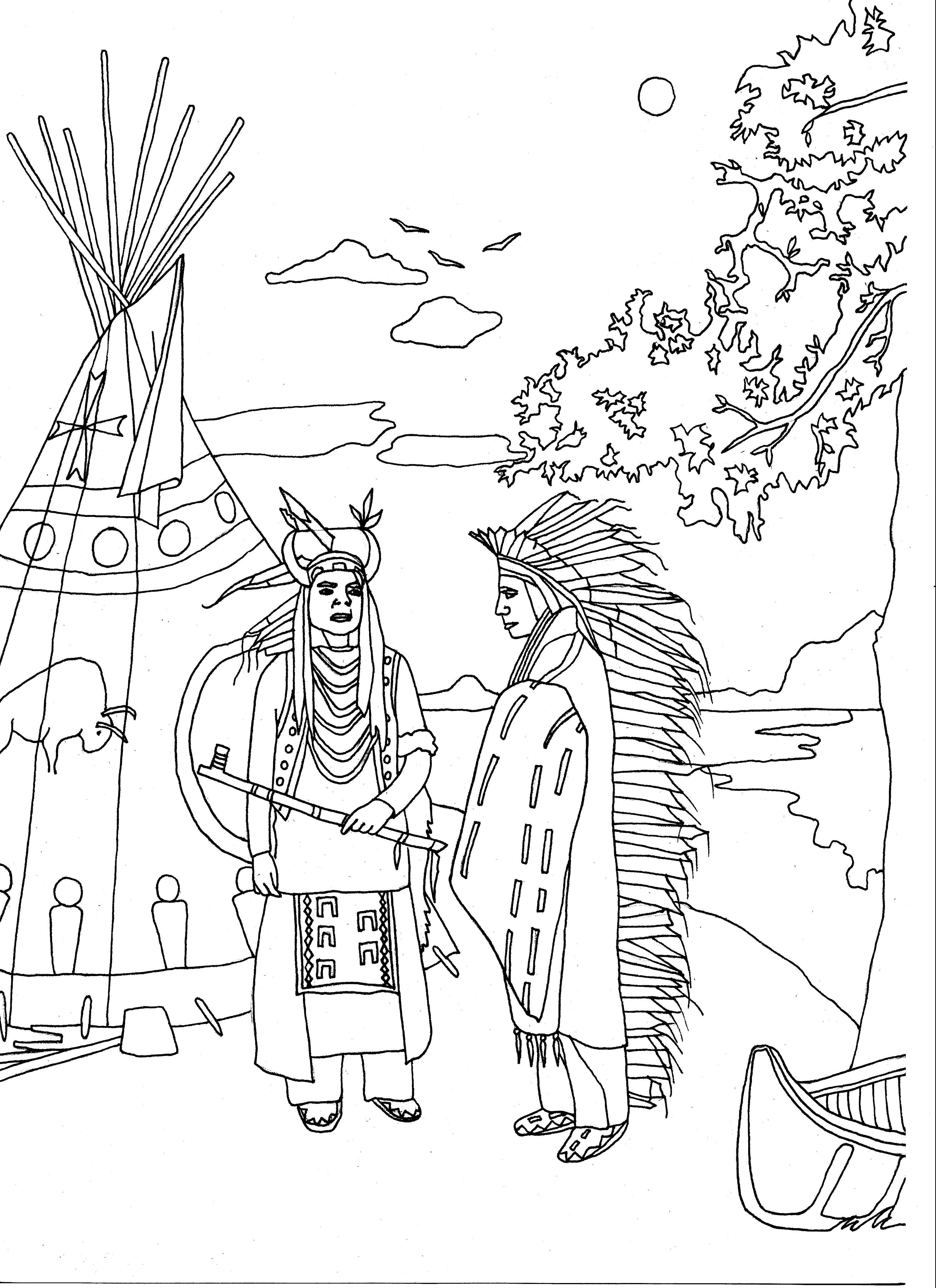 Two native americans by marion c