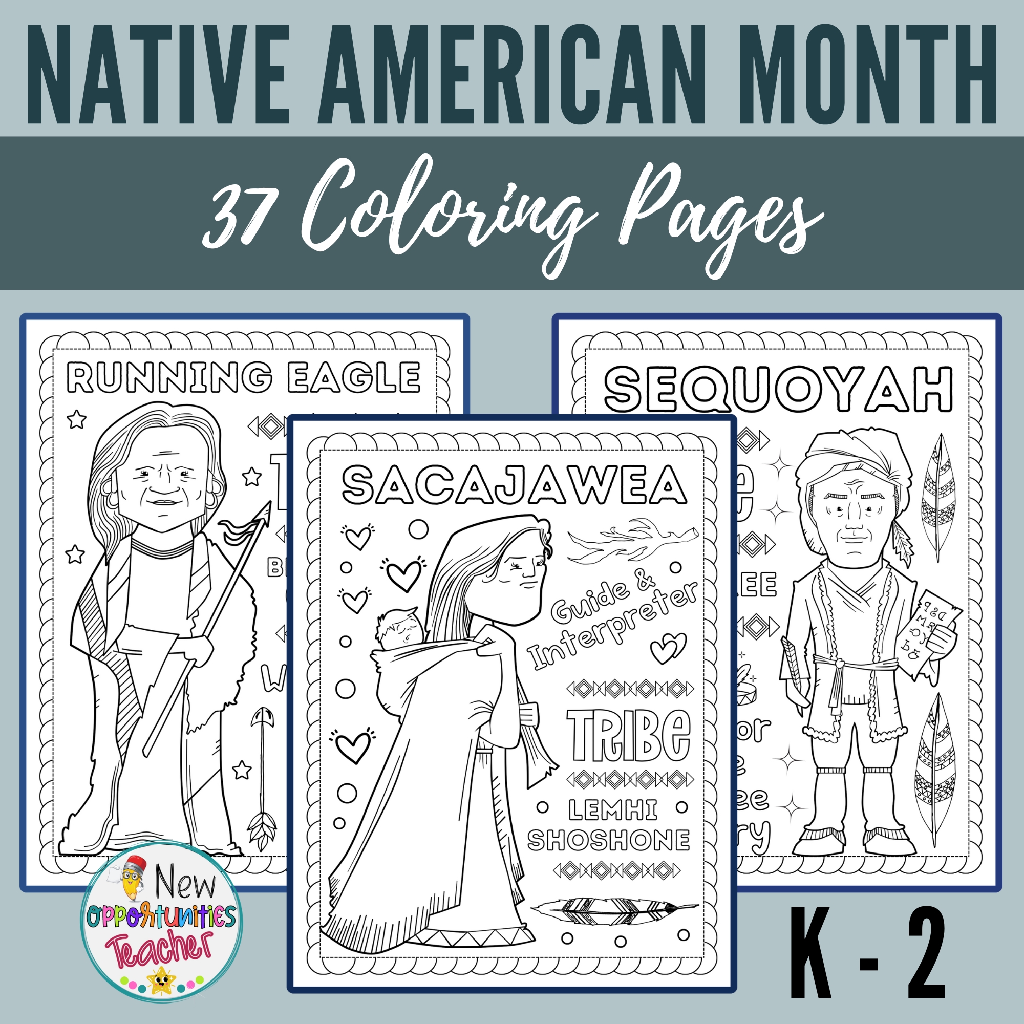 Native american heritage month coloring pages