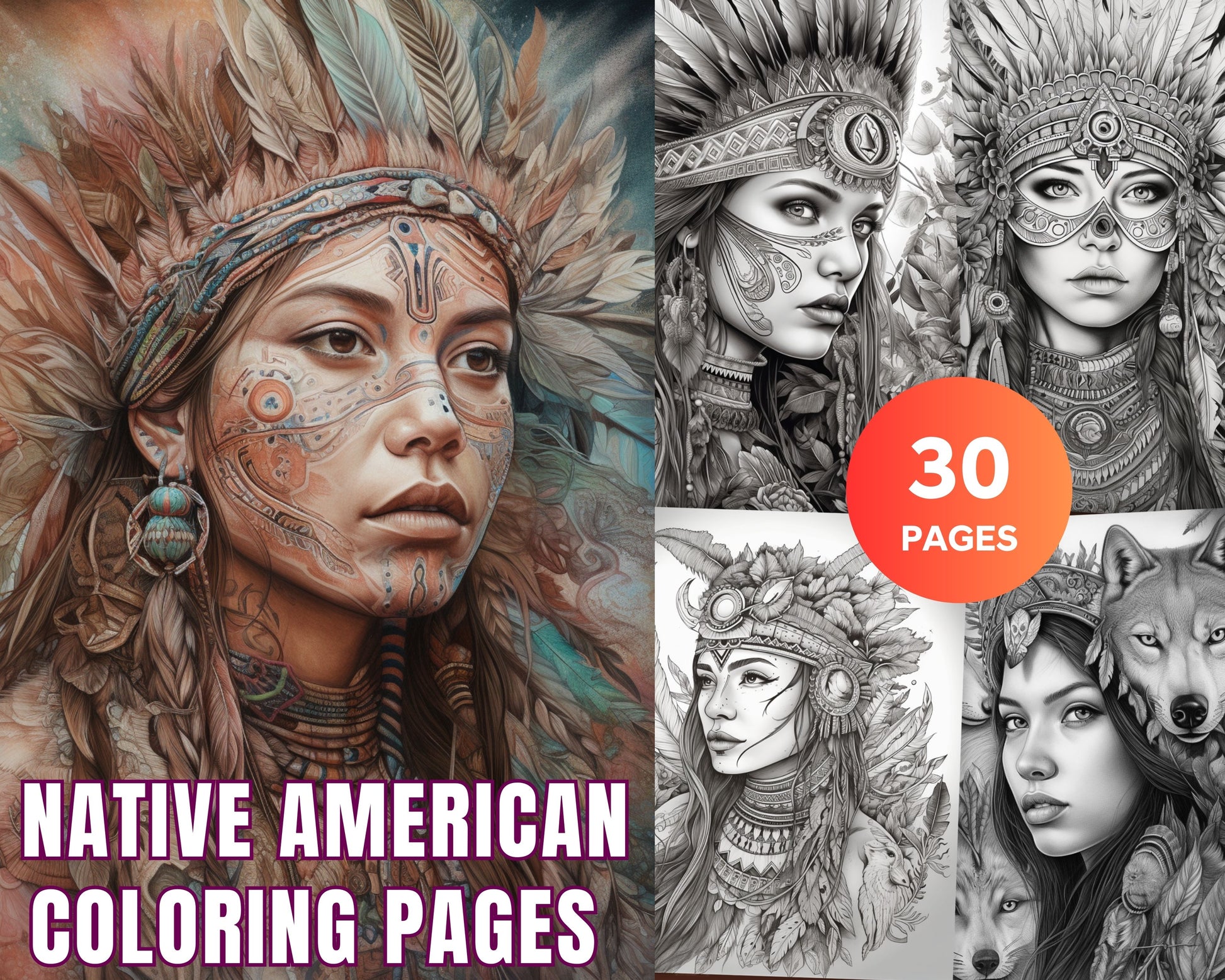 Native american girls printable coloring pages for adult native am â coloring