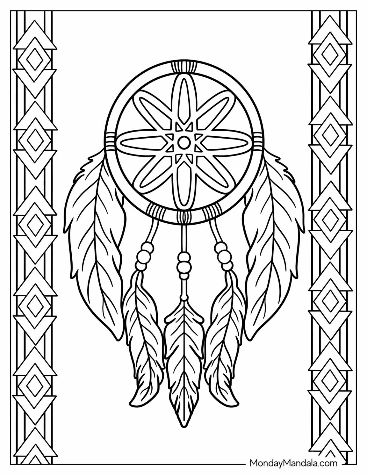 Native american coloring pages free pdf printables