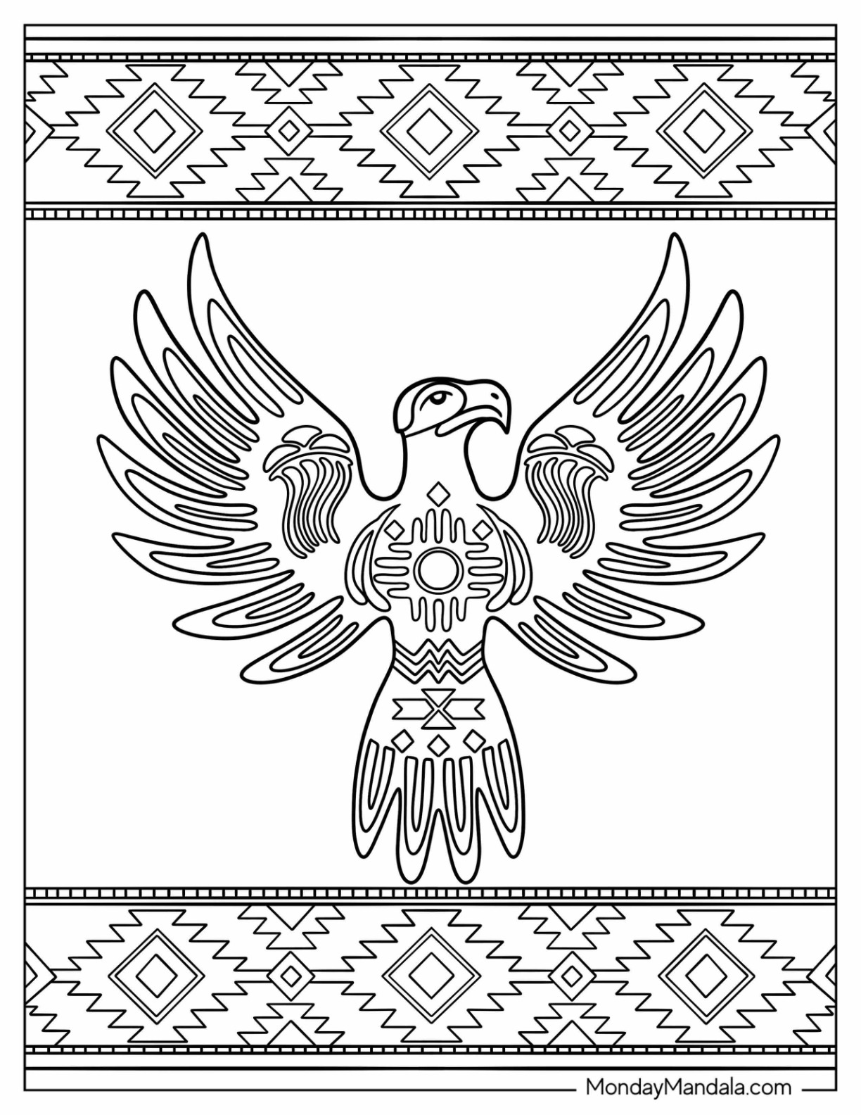 Native american coloring pages free pdf printables