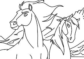 Horse coloring pages printable for free download