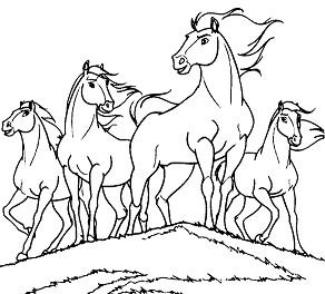 Horse coloring pages printable for free download