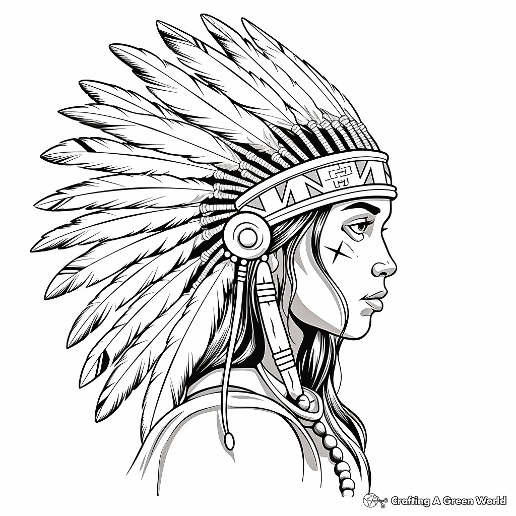 Feather coloring pages