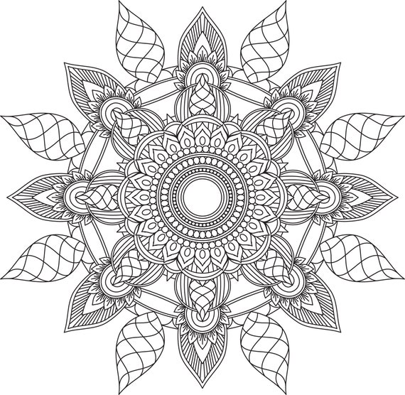 Mandala coloring pages adult coloring sheet printable coloring page grown up coloring printable art color anti