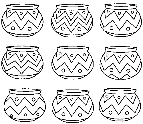 Lifornia indian basket coloring page