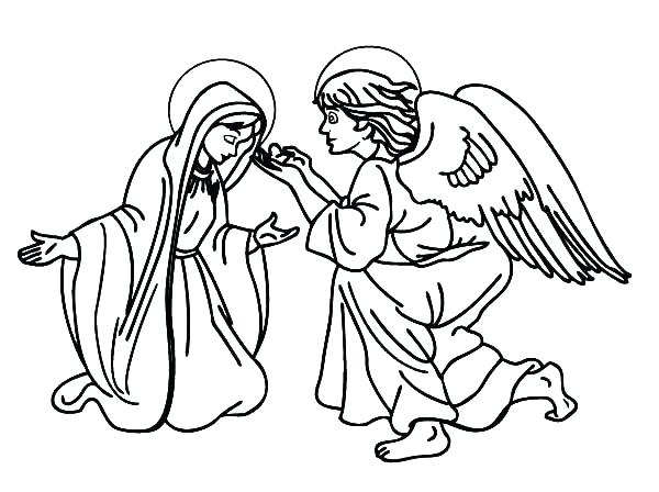 Archangels coloring pages