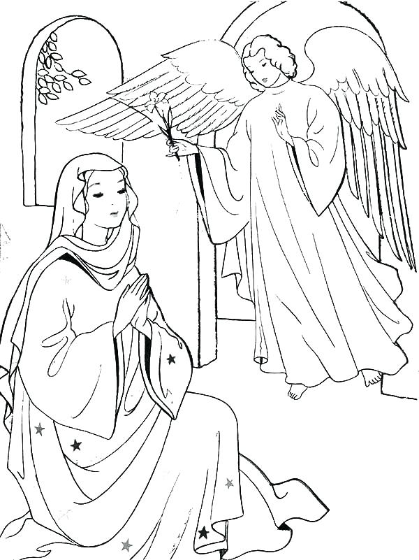 Archangels coloring pages