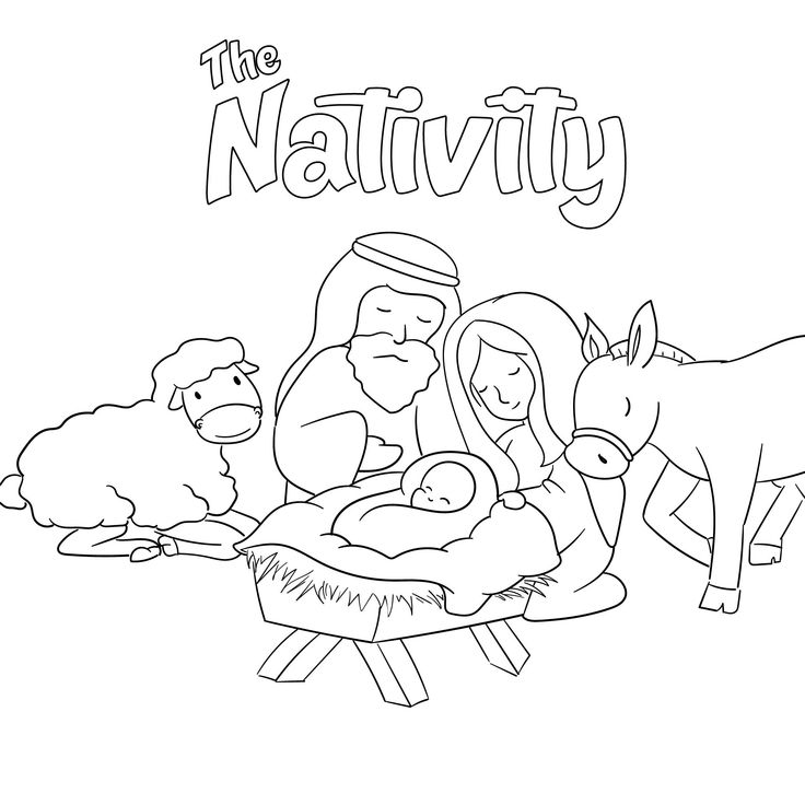 Nativity story coloring book the nativity story nativity story printable nativity coloring pages