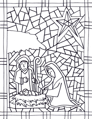 Christmas story coloring sheets by stushie â stushie art