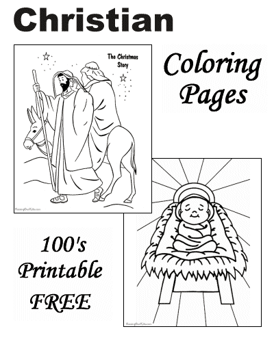Christian coloring pages