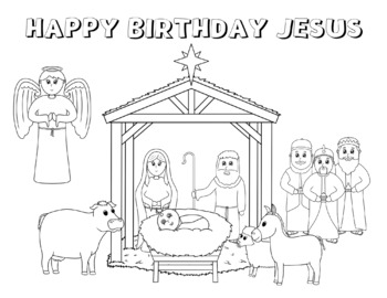 Nativity coloring sheets christmas coloring sheets by early learning source